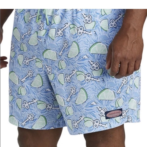 Vineyard Vines Mens Key Lime Chappy Swim Trunks XT - Picture 1 of 5